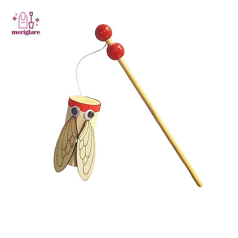 Đồ chơi Cicada gỗ truyền thống Trung Quốc Giáo dục sớm Sáng tạo cho trẻ em Cicada