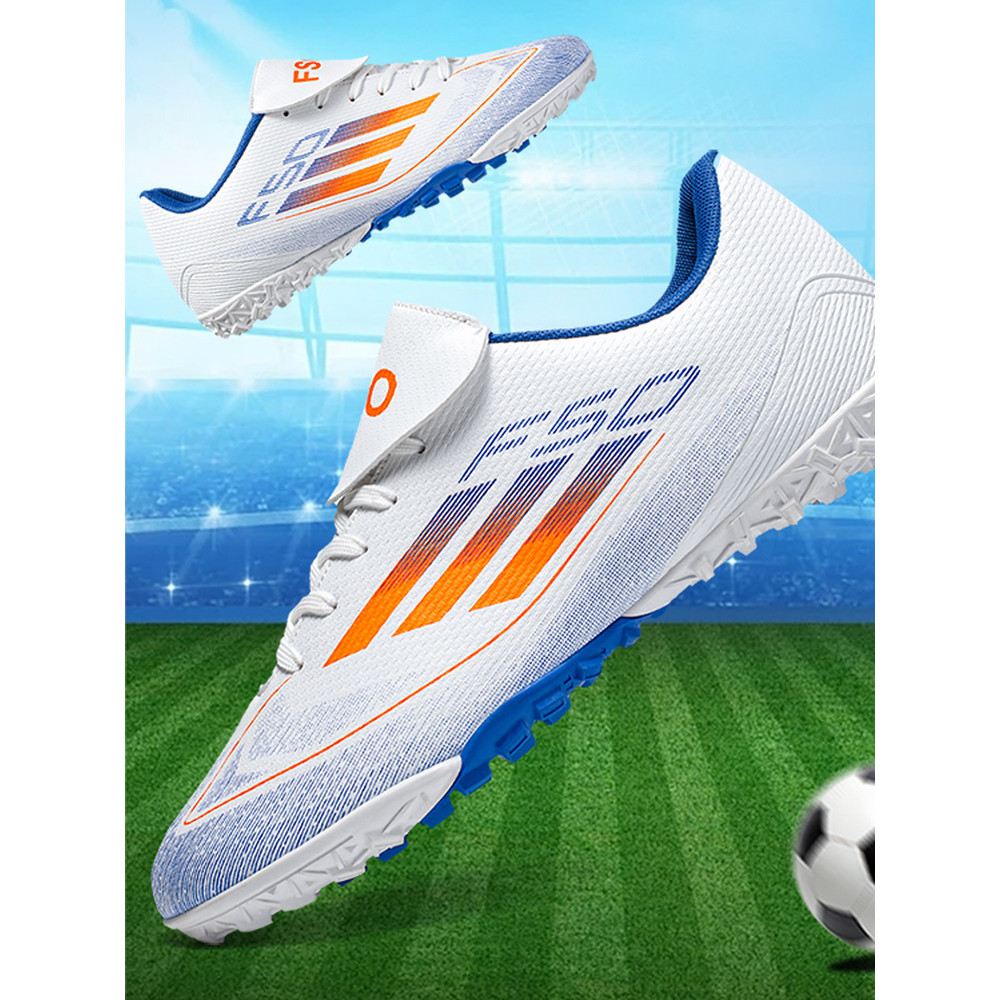 Châu Âu Ngoại Thương Sản Phẩm Chính Hãng Messi F50 Học Sinh Trẻ Em TF Spikes Huấn Luyện Giày Bóng Đá