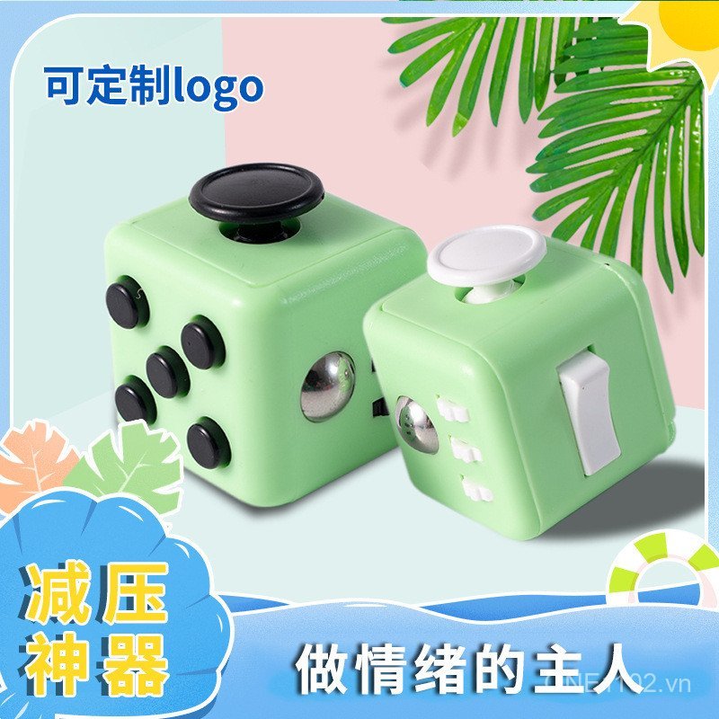 Giải nén Dụng cụ tiện dụng Đồ chơi giải nén Làm logo Nhà máy Finger Vent Rubik 's Cube Creative Magi