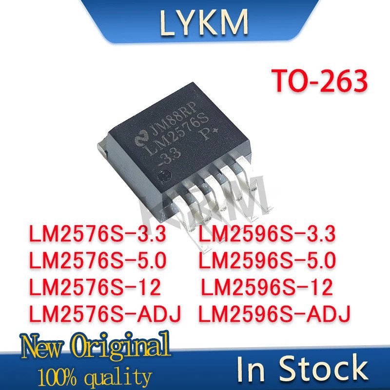 5 Chiếc Mới LM2576S-3.3 LM2576S-5.0 LM2576S-12 LM2576S-ADJ LM2596S-3.3 LM2596S-5.0 LM2596S-12 LM2596