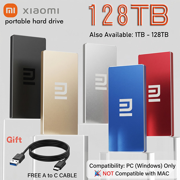 Ổ Cứng Ngoài SSD 30TB 16TB HD 8TB / 4TB / 2TB USB3.0 1TB Cho Máy Tính
