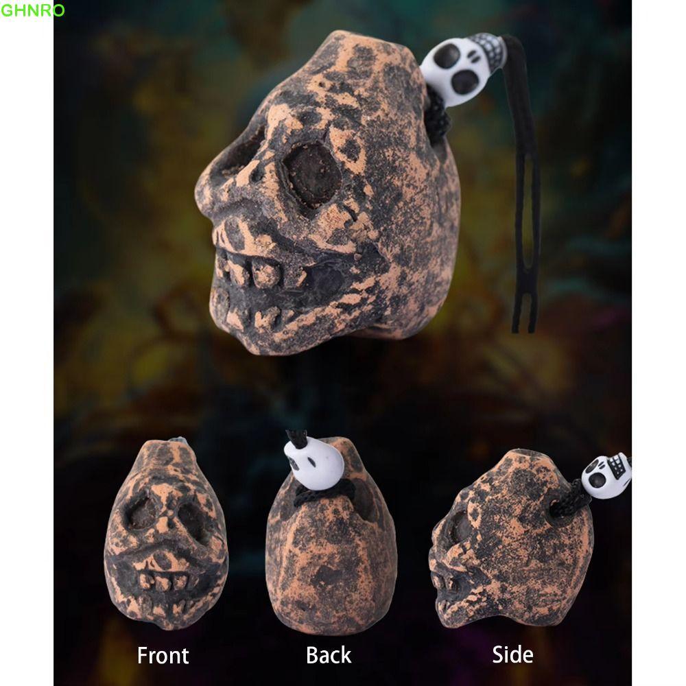 GHNRO Authentic Aztec Còi, Âm thanh đáng sợ Còi gầm rú sáng tạo, Ma quái mát mẻ Giải nén Death Whist