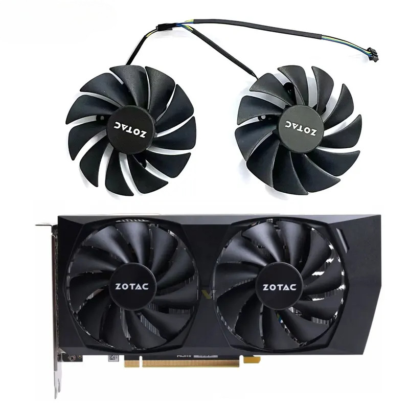 Quạt GPU 89MM 4PIN GA92S2U RTX3050 3060 hoàn toàn mới cho card đồ họa ZOTAC GeForce RTX3050 3060ti D
