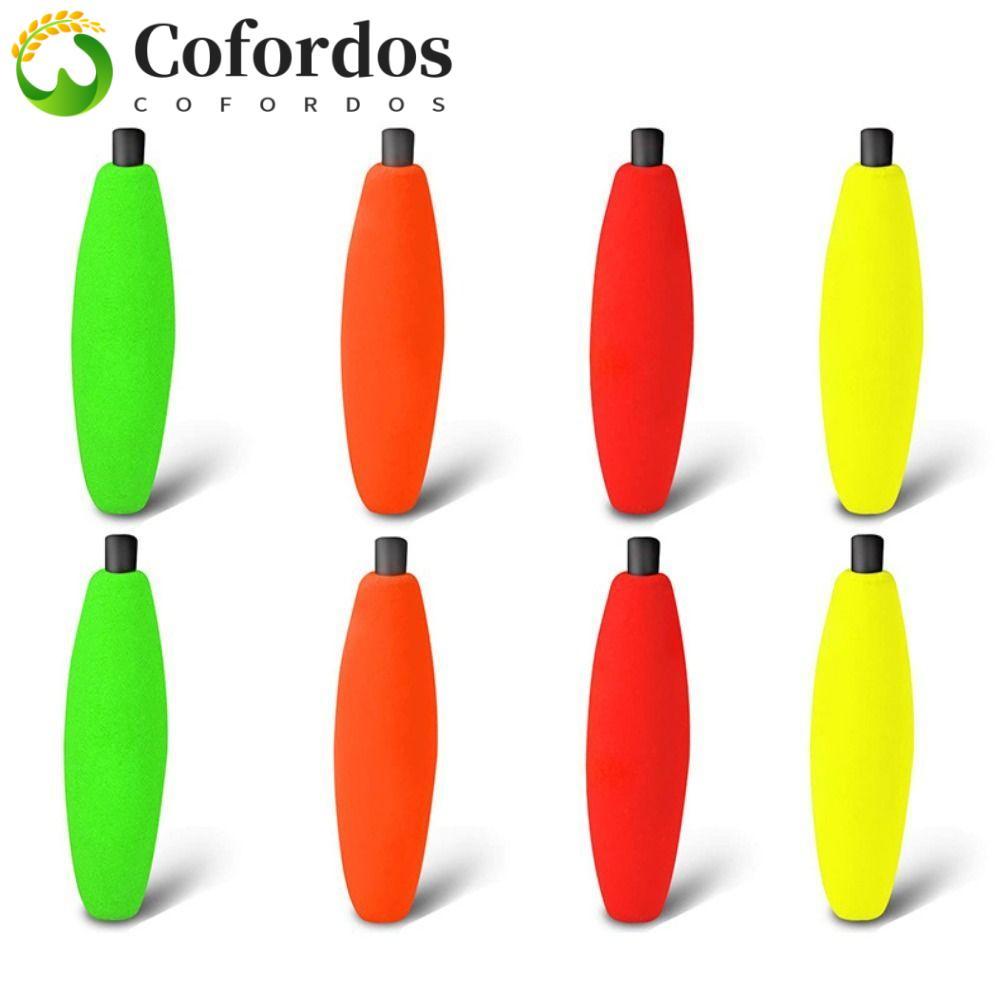 COFORDOS 10 Chiếc Câu Cá Đúc Dài, Bọt Cứng Có Ống Cắm Xì Gà Nổi, Phao Nổi Ống Nhẹ S M L XL Độ Cứng C