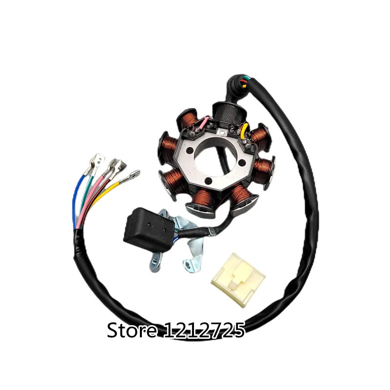 FW Xe Máy Cuộn Dây Stator CG125 CG150 CG200 CG250 ATV Magneto Cuộn Dây Tám Cực Của stator