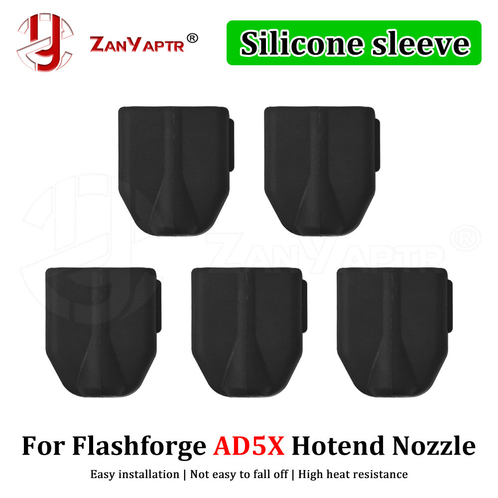 Dành Cho Flashforge AD5X Tất Silicon Chịu Nhiệt Độ Cao Hotend Cover Cho AD5X 3D Máy In Phụ Kiện