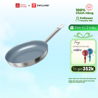 Chảo inox 3 lớp zwilling twin choice - 28cm