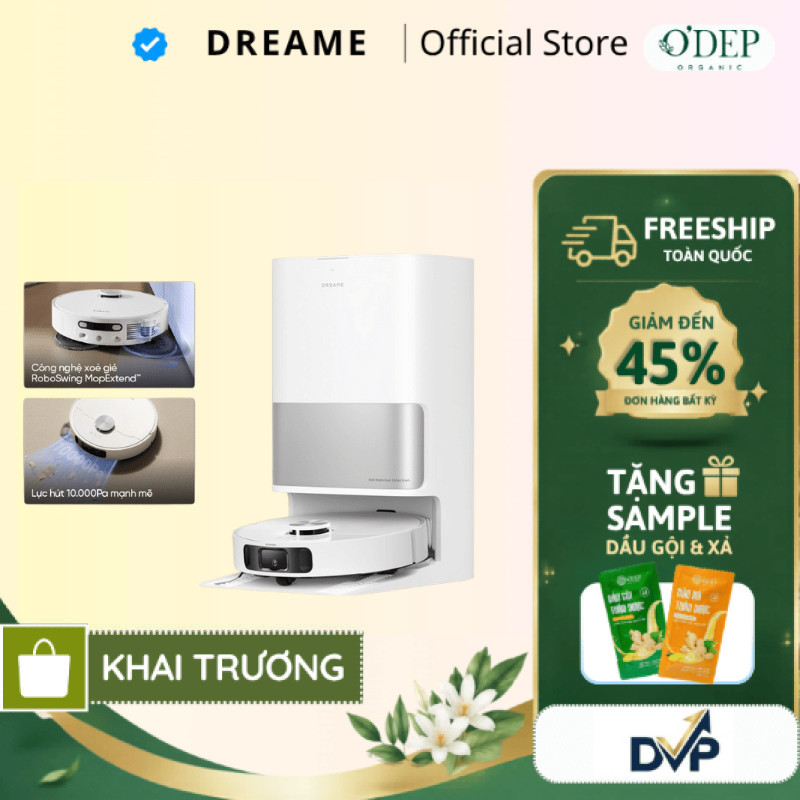 Robot lau sàn hút bụi tự làm sạch Dreame L10s Ultra Gen 2/ L10 Ultra / D20 Ultra/ L10s Ultra Gen 3 -
