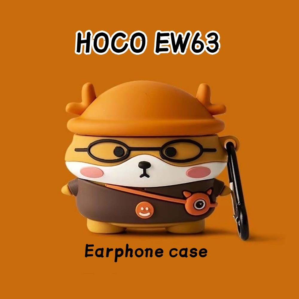 Dành Cho Vỏ HOCO EW63 Vỏ Silicon Mềm Bộ Sưu Tập Hoạt Hình Sáng Tạo Tai Nghe Ốp Lưng NO.3