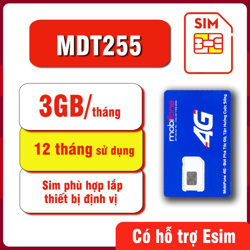 [Bách Hóa]Esim 4G Mobifone,Vinaphone trọn gói 12 tháng 5GB/ ngày MDT50, U1500, D79, D159V, D500 khôn