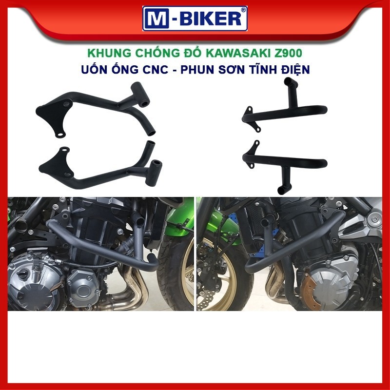 Chống đổ Z900, Khung chống đổ Kawasaki Z900, Chống đổ khung bảo vệ thân xe dành cho Kawasaki Z900