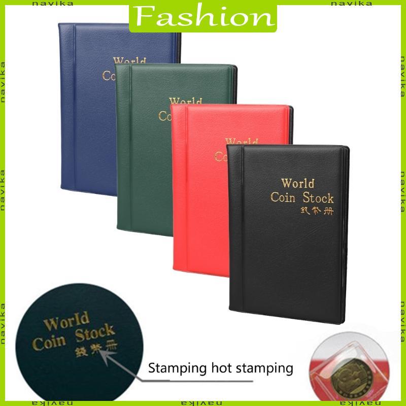 NA Coin Album 120 Túi 10 Trang World Coin Storage Folder Album Thu Tiền