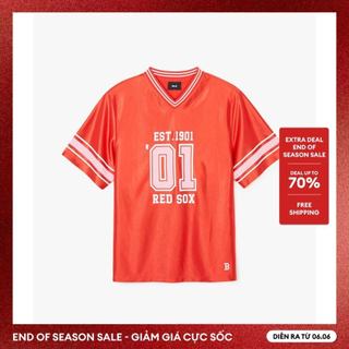 MLB - Áo thun unisex cổ V tay ngắn Varsity Soccer Jersey 3ATSV1143-43RDL