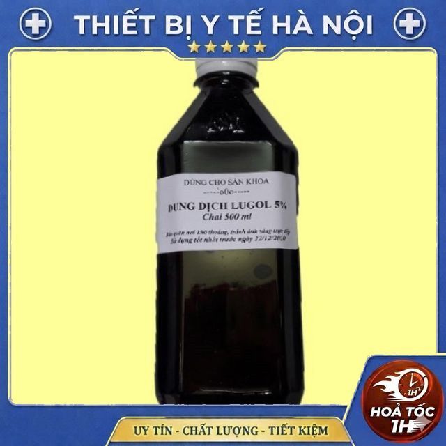 DUNG DỊCH KHỬ TRÙNG LUGOL 3%, CHAI/500ML (date mới)