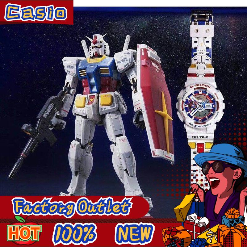 IDAWN7 g * / @ shock G-SHOCK GA-110 GA110 TR 7APRGD GUNDAM Đồng hồ thể thao RX78 2 Đồng hồ nam chống