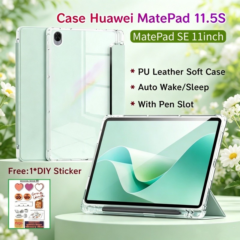 Ốp điện thoại Huawei MatePad 11.5S 2026 Mới có khe cắm bút Vỏ bảo vệ từ tính Huawei MatePad SE 11 in