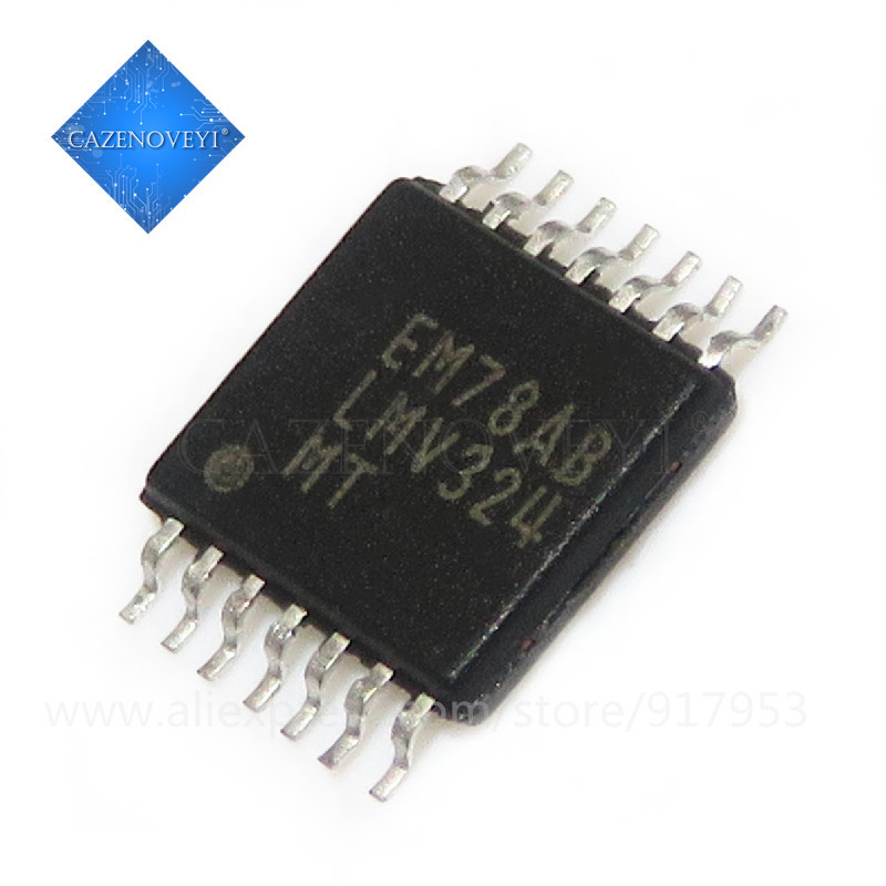 10 Mảnh LMV324MT LMV324 LM324-MT TSSOP-14 chip