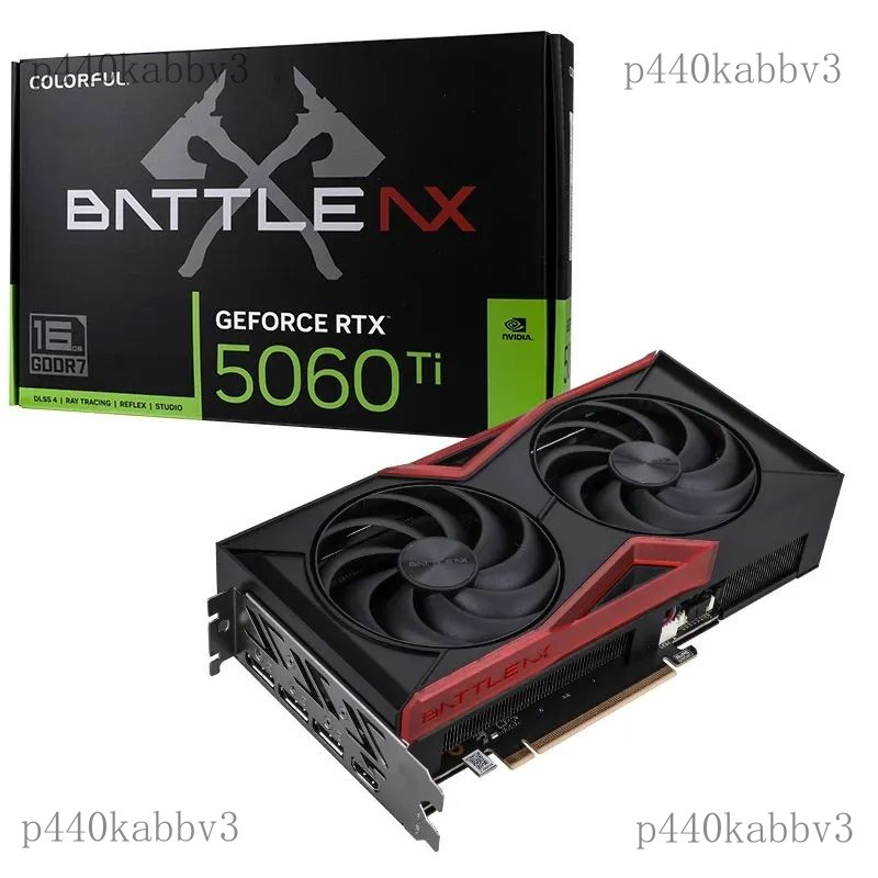 Phần cứng máy tính Đầy màu sắc Warhammer RTX 5060 Ti DUO 16GB 5060ti Card đồ họa5060ti16g