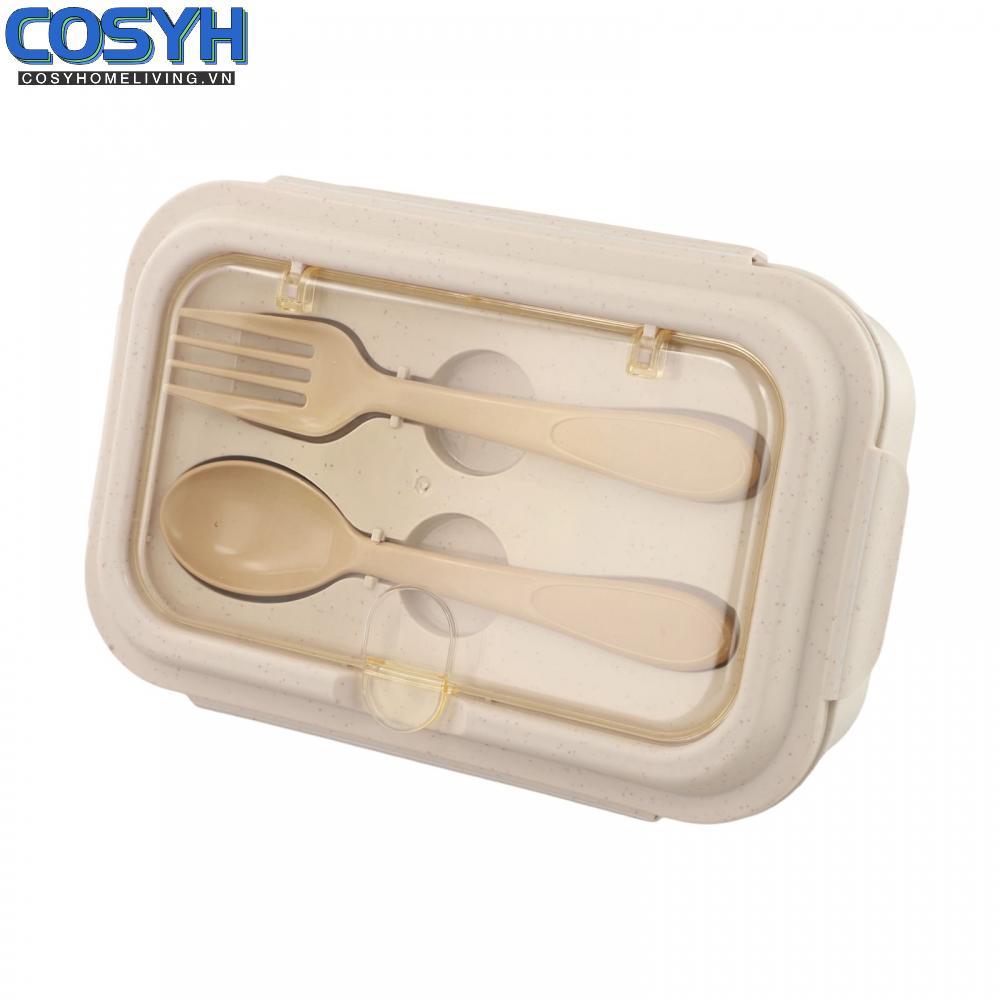 <cosyh>Lunch Box Convenient Meal Heating Drop Resistant Lunchbox Effortless Cleaning