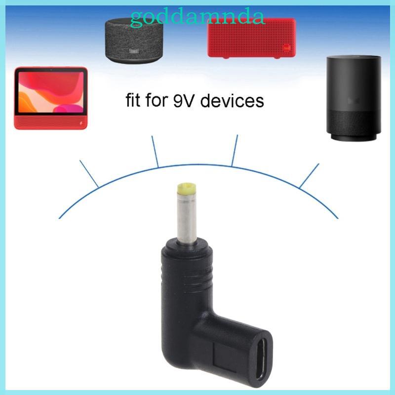 Bộ chuyển đổi nguồn GODD Type C sang DC 9V USB C Cắm vào DC Nam Bộ chuyển đổi sạc Kết nối USB PD san