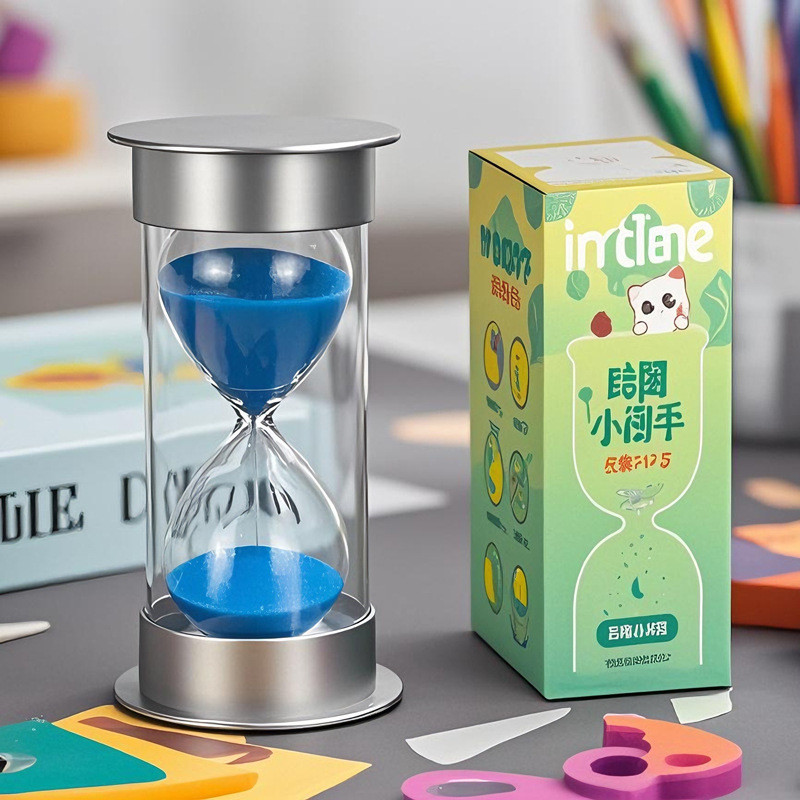 Hẹn giờ nhà bếp Quản lý chuyên dụng Hẹn giờ đồng hồ cát cho trẻ em Chống sốc / 0 / 0 Phút Học trang 