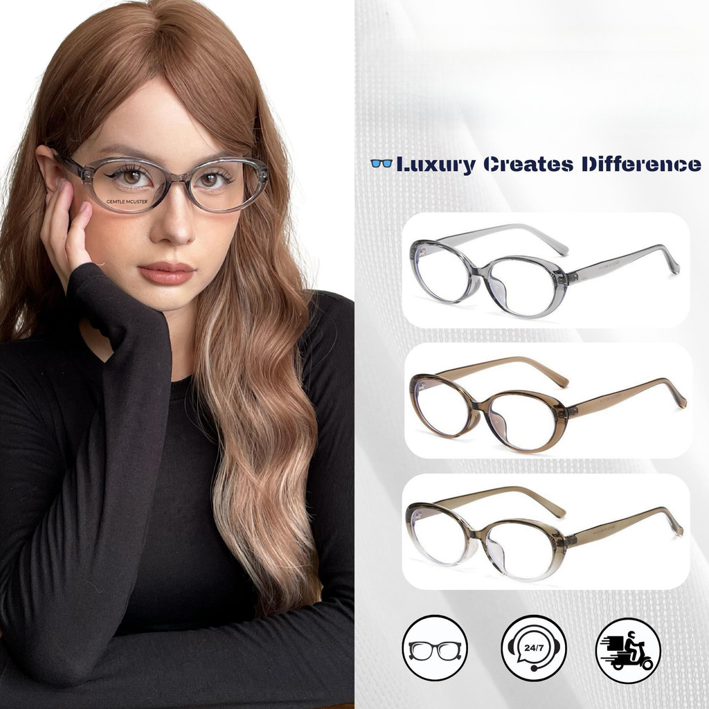 【GEMTLE MCUSTER】Kính Đổi Màu Kính Gọng Nữ, Thời Trang, Kính Râm Chống Nắng UV400, Chất Liệu PC Chất 