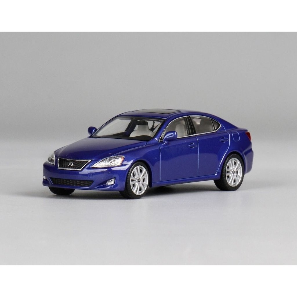 JKM 1: 64 Xanh IS350 Sedan Mẫu Thể Thao Diecast Kim Loại Màn Hình Xe Mới