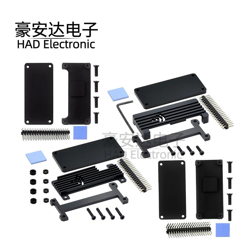 Raspberry Pi Zero 2w Shell Raspberry Pi Zero0 / W / 2W Vỏ làm mát bằng hợp kim nhôm