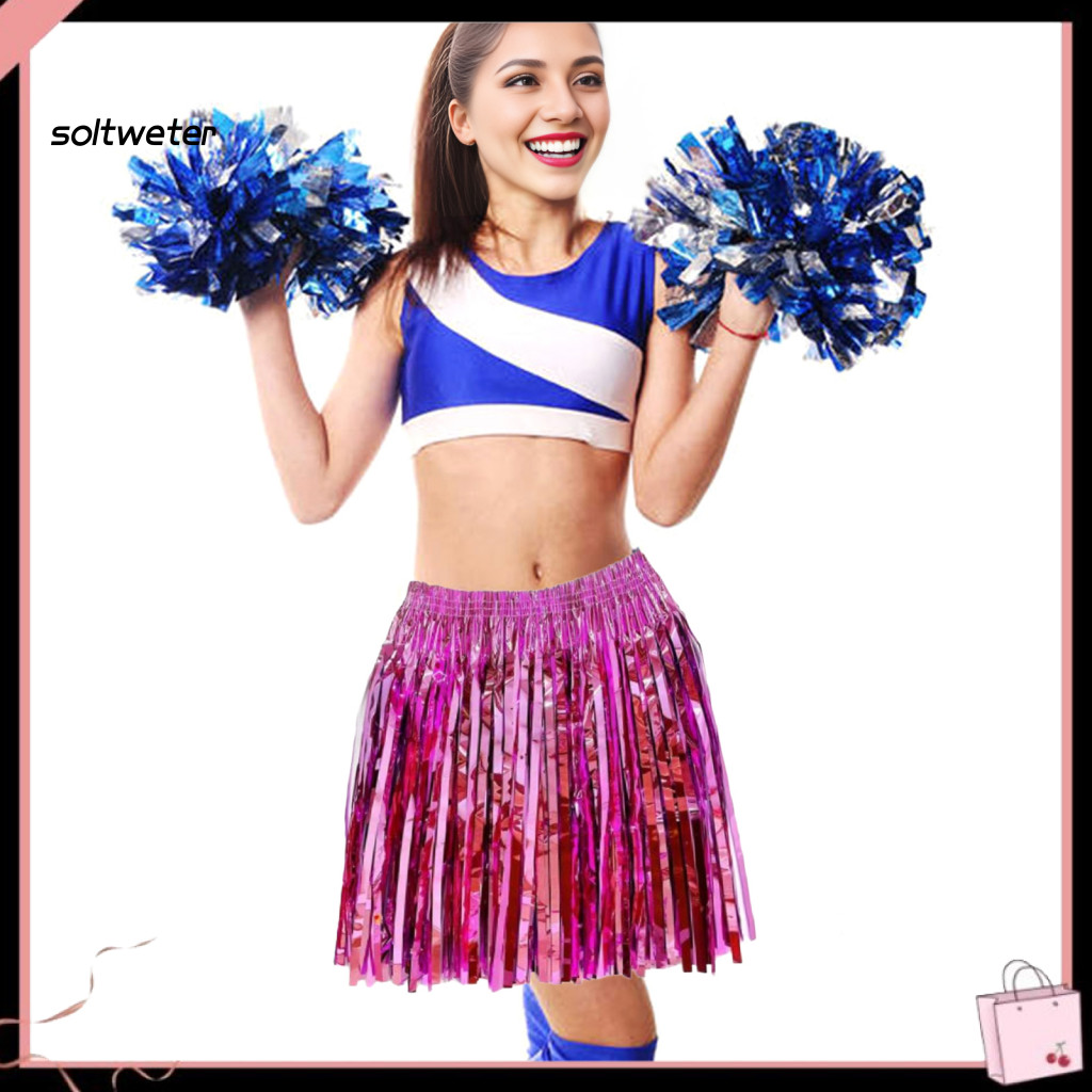 ST Lễ Hội Trang Phục Váy Thú Cưng Nhựa Viền Váy Mưa Váy Khiêu Vũ Trang Với Streamer Viền Sequin Váy 