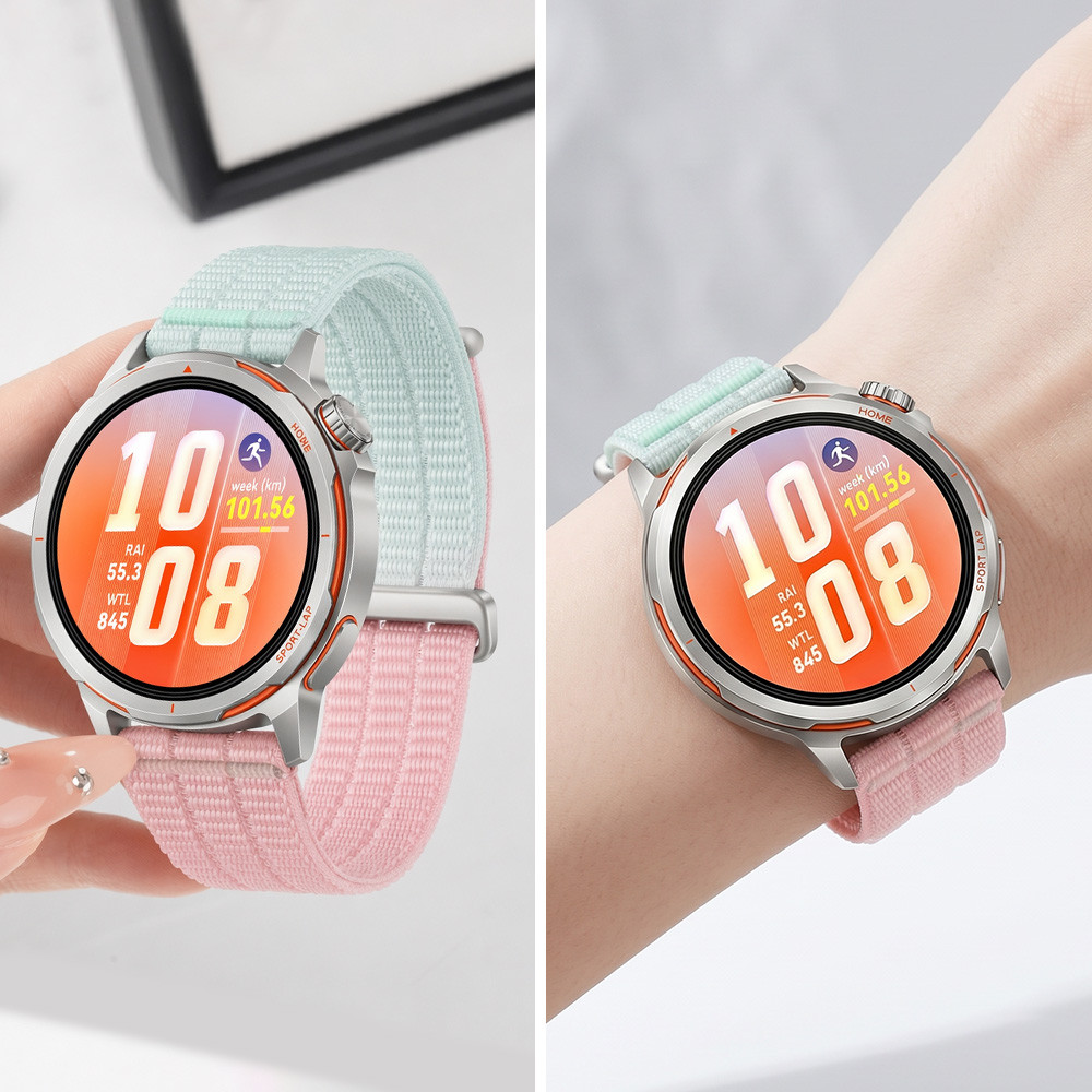 Dây đeo thể thao Nylon 20 22mm cho Huawei GT Runner 2 / Huawei GT 6 5 4 Phụ kiện vòng đeo tay thoáng
