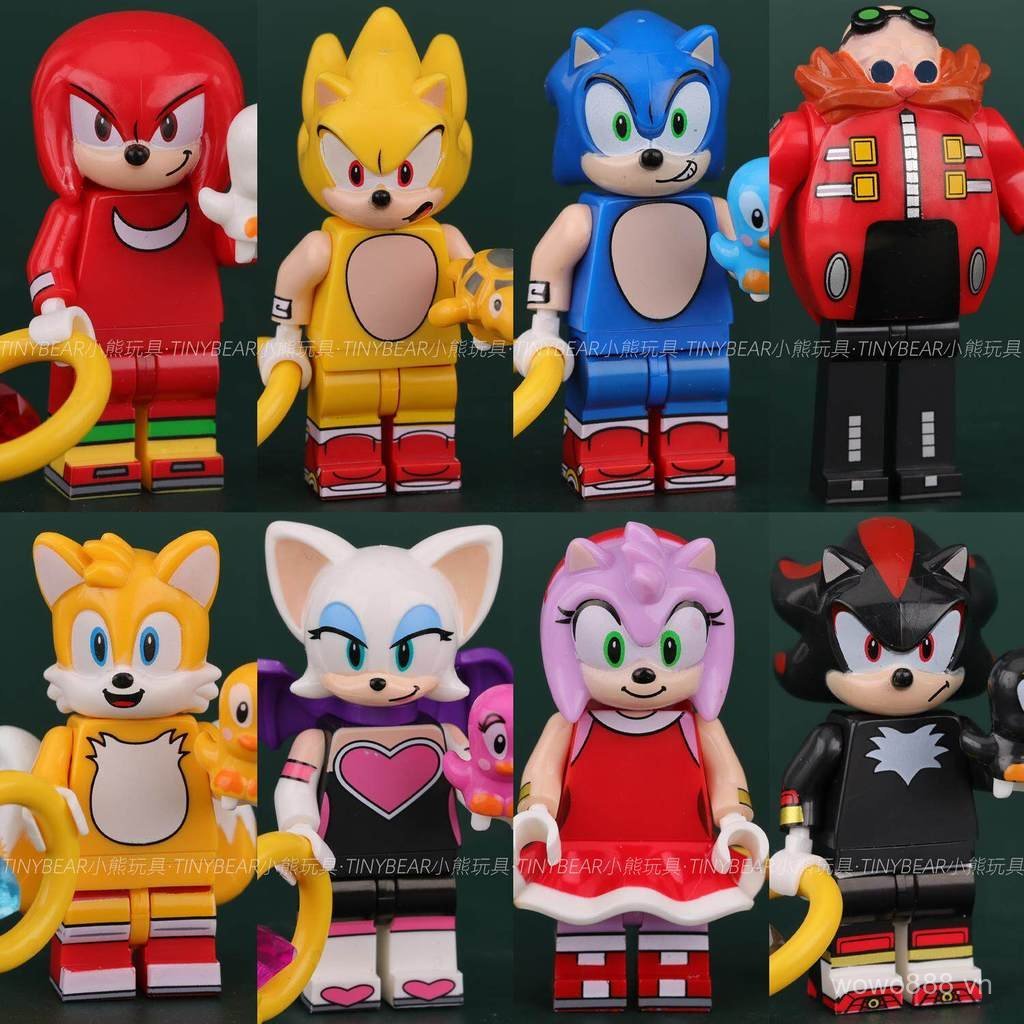 Sản phẩm mới Khối xây dựng bên thứ ba trong nước Minifigure Super Sonic Dr Egghead Luji Nac Amy Chat
