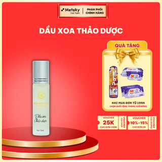 Dầu Xoa Cửa Sổ Vàng Thảo Dược Hỗ Trợ Làm Ấm Cơ Thể 10ml