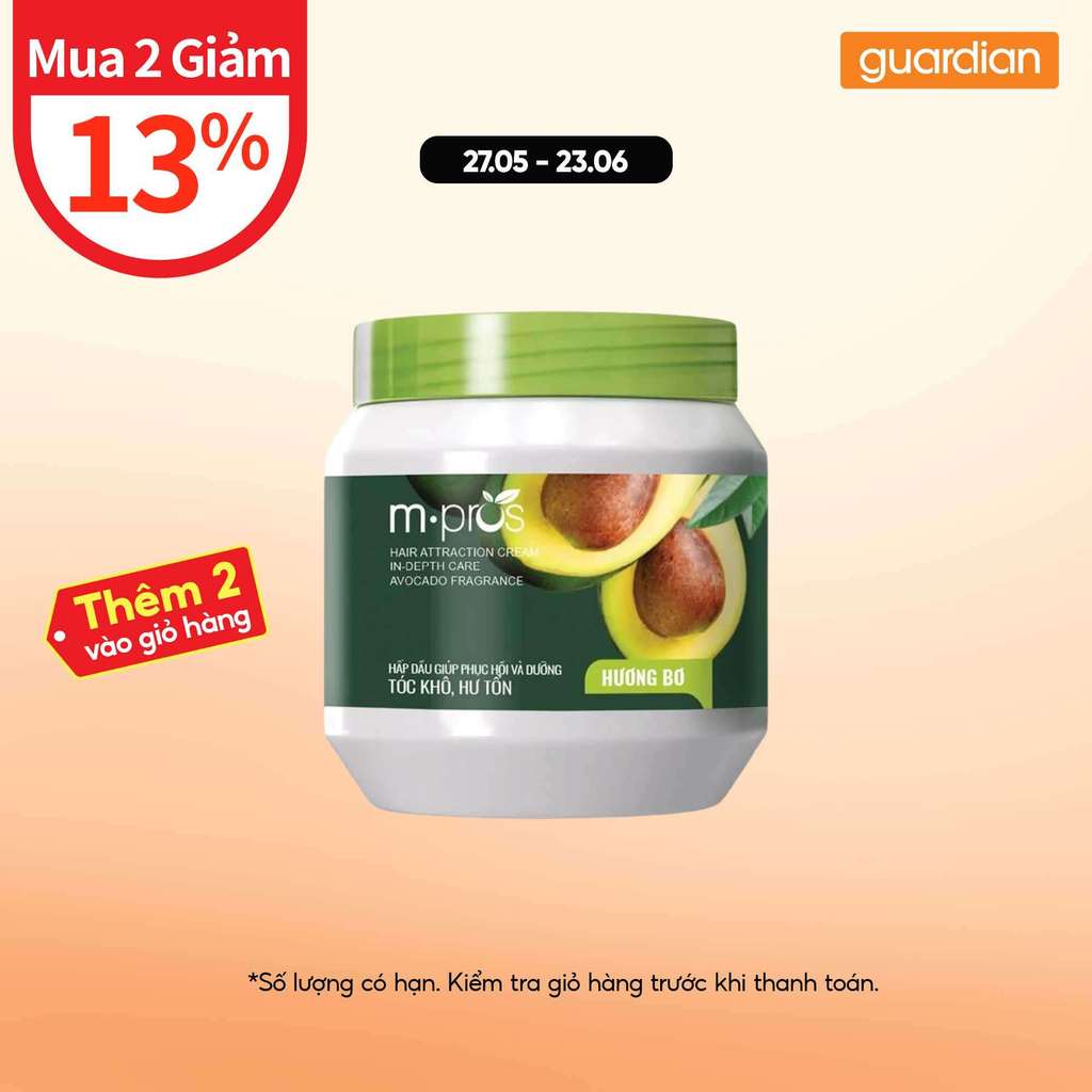 Kem Hấp Dầu Trái Bơ M.pros 500ml