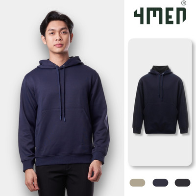 Áo Hoodie 4MEN In Classical Form Regular AH005 chất vải nỉ ép thoải mái thoáng mát, đi chơi, đi làm