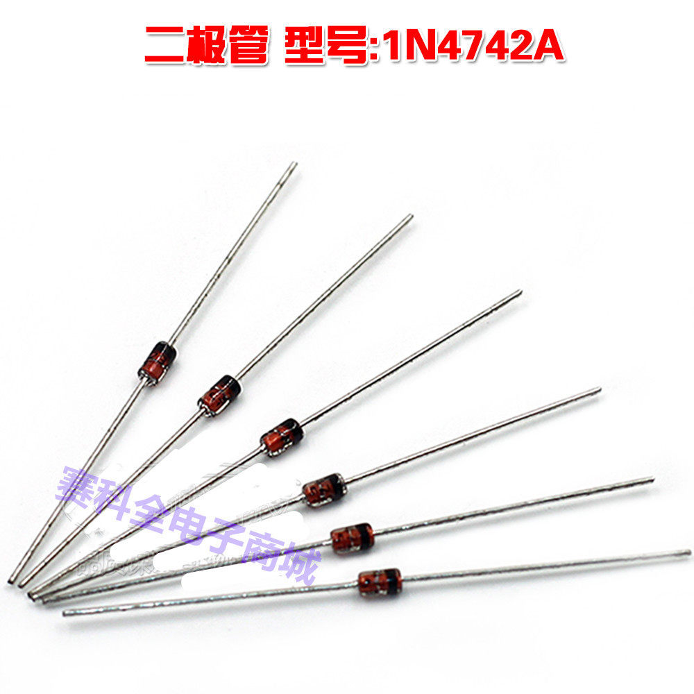 1N4742A IN4742 4742 In-Line Kính Điều Chỉnh Điện Áp Ống Điều Chỉnh Điện Áp Diode 1W 12V Giá Đơn