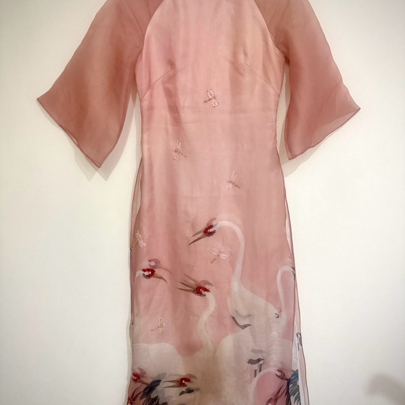Thanh lý áo dài Linn Design Size S (kèm quần)