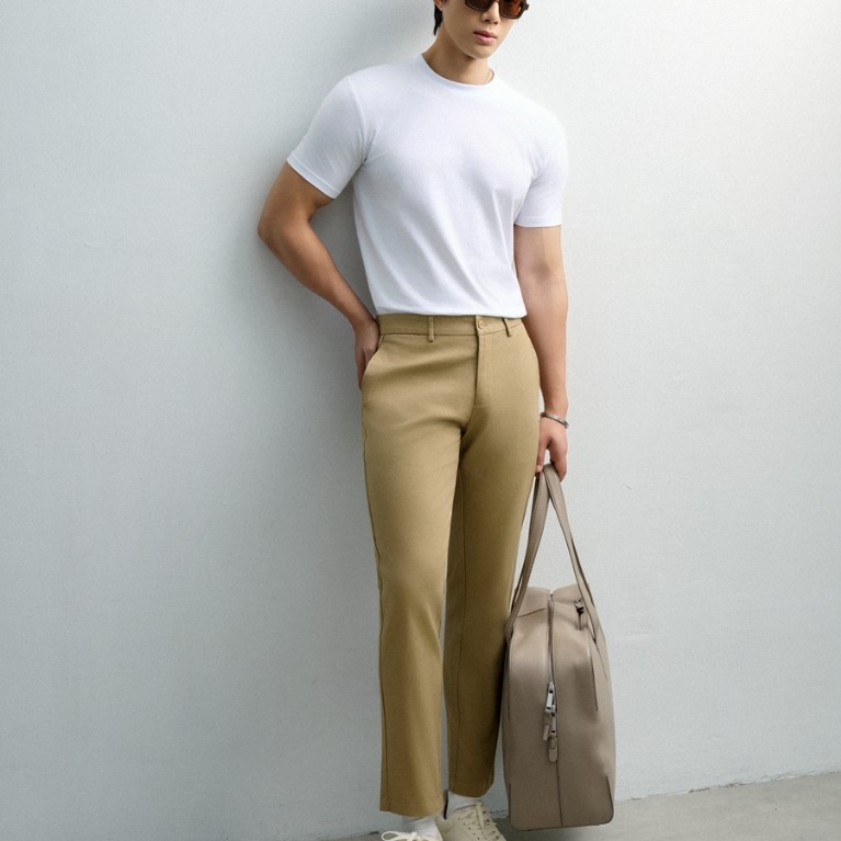 Quần Kaki Nam Form Slimfit Americus Gosani Cao Cấp AG518
