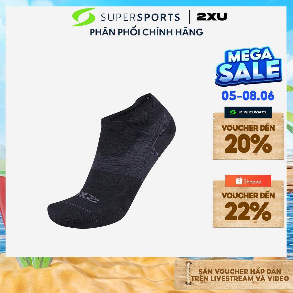 Vớ Thể Thao 2XU Vector Ultralight - Đen - UA7027e-BLK/TTM