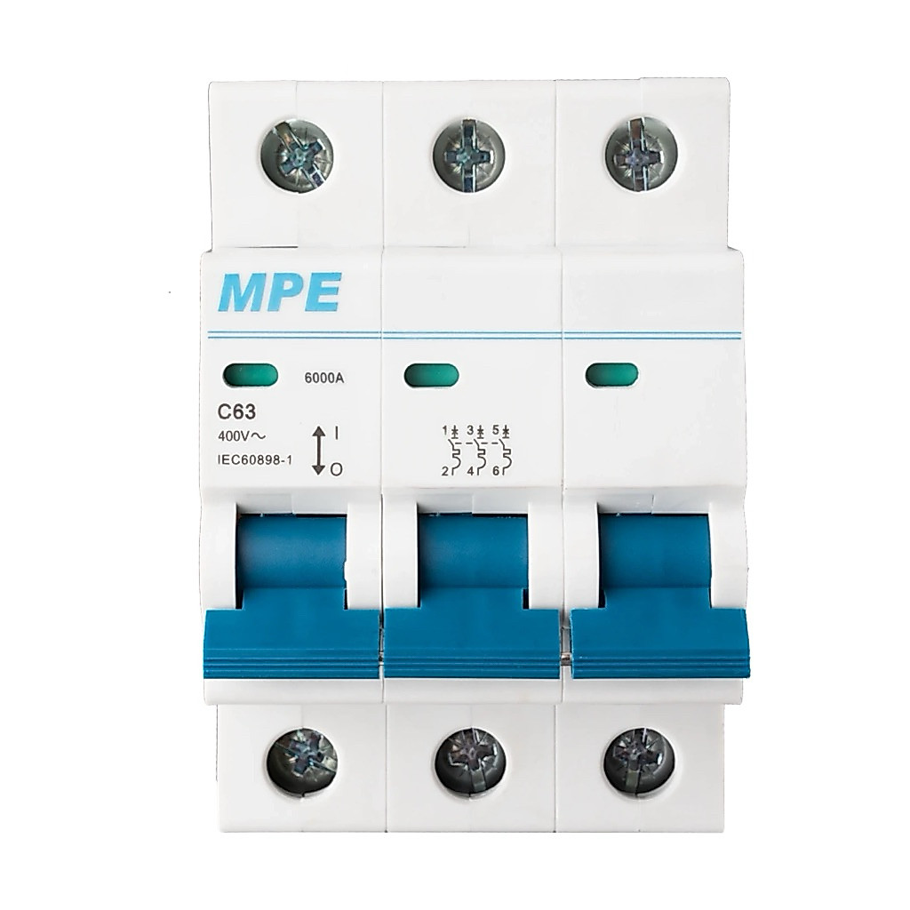 MCB 3 pha MPE , CB gài tủ 3pha , CB bảo vệ quá tải và ngắn mạch 3pha , cb 1 pha đến 3pha mpe , cb tủ