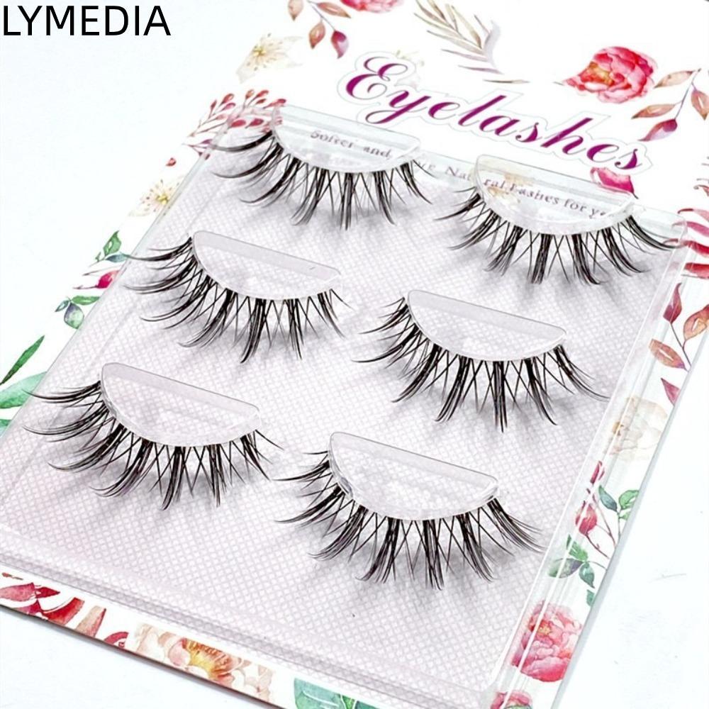 LYMEDIA Manga Mi, Lông Mi Giả Nối Mi, Cosplay Nhật Bản Tự Nhiên Lông Mi Giả Cho Nữ