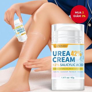  Kem Urea với 42% Urea, 2% Axit Salicylic & Dầu Tràm Trà – Dưỡng ẩm sâu, làm dịu da khô & gót chân nứt nẻ, 40g
