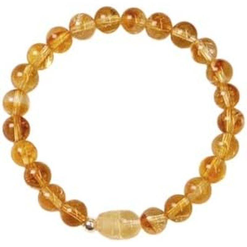 Citrine Citrine Citrine Citrine Citrine Citrine Citrine Pixiu Phong cách quyến rũ Hạt may mắn Sutra 
