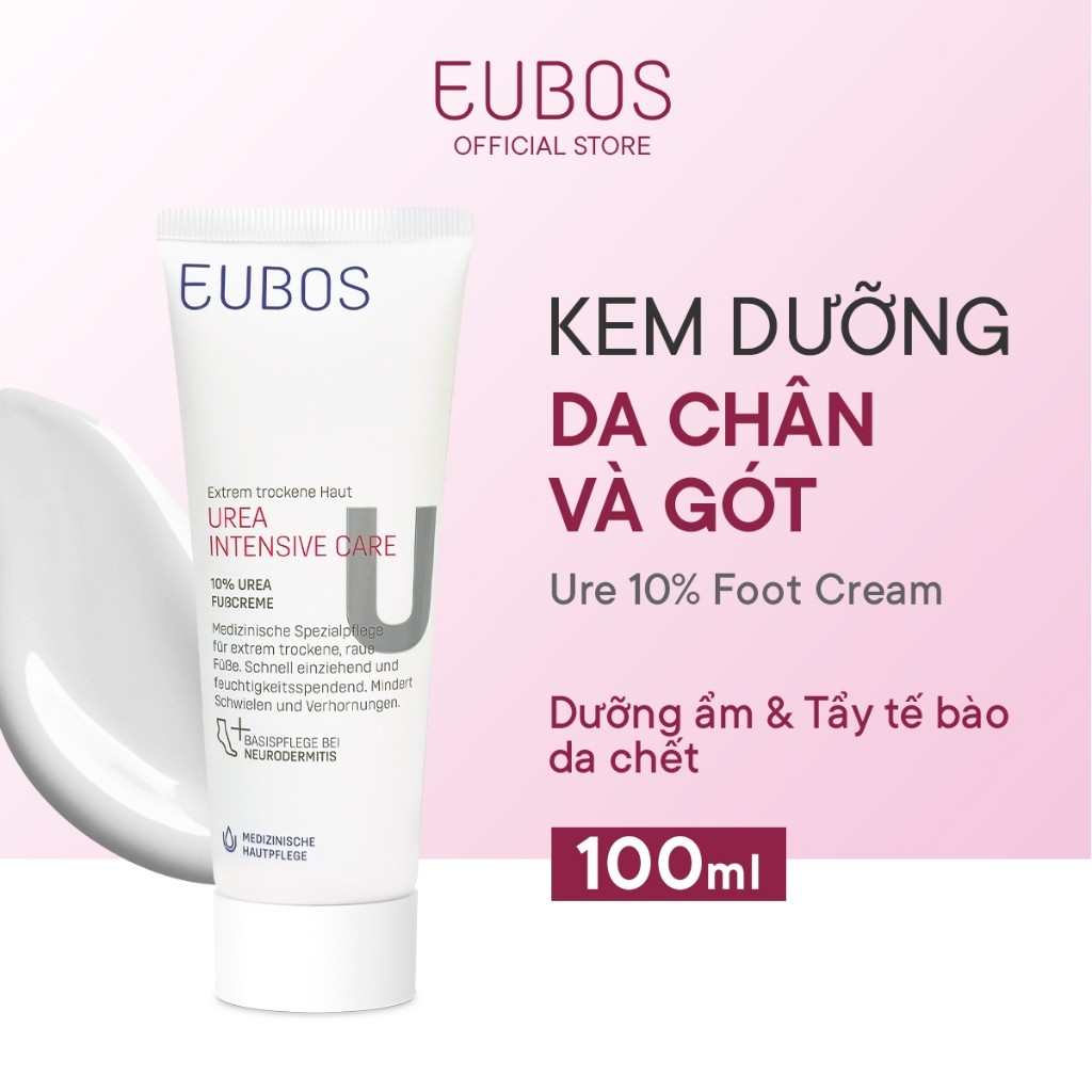 [DEAL LIVE KOL] Kem Dưỡng Da Chân Và Giảm Nứt Nẻ Gót Chân EUBOS UREA 10% 100ml , Phù Hợp Cho Mọi Đối