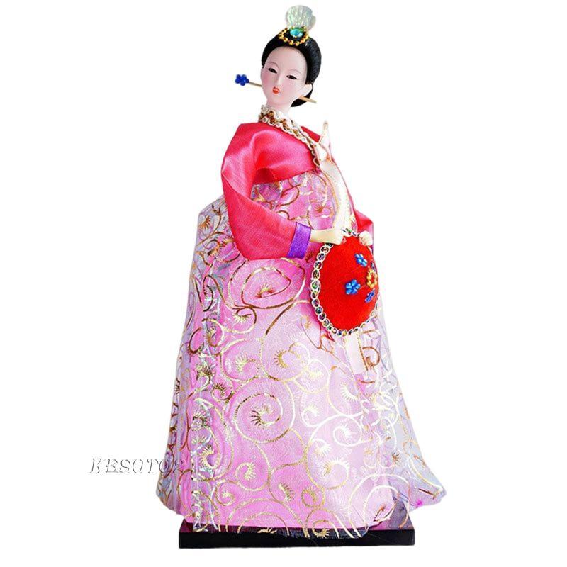 Tượng Geisha Hanbok Búp Bê, Tượng Kabuki, Búp Bê Hanbok Geisha Cho Gia Đình