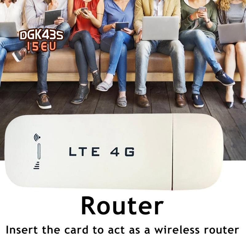 Bộ định tuyến Wifi USB 4G LTE 150Mbps Wifi di động 4G LTE USB Dongle Wifi Modem Bộ chuyển đổi mạng c