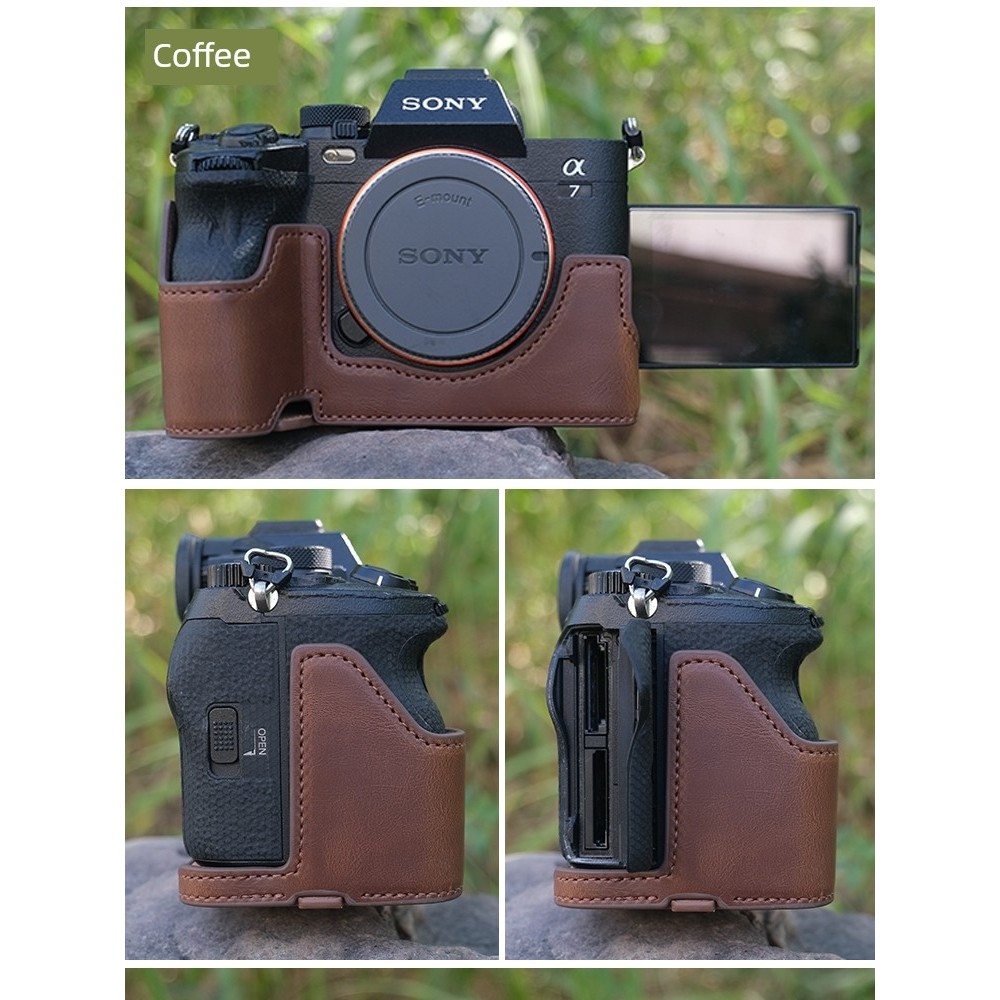 Thích hợp cho túi đựng máy ảnh Sony A7M4 A7R5 Vỏ bảo vệ A7M3 A7C A7C2 A7CR A6700 Phụ kiện