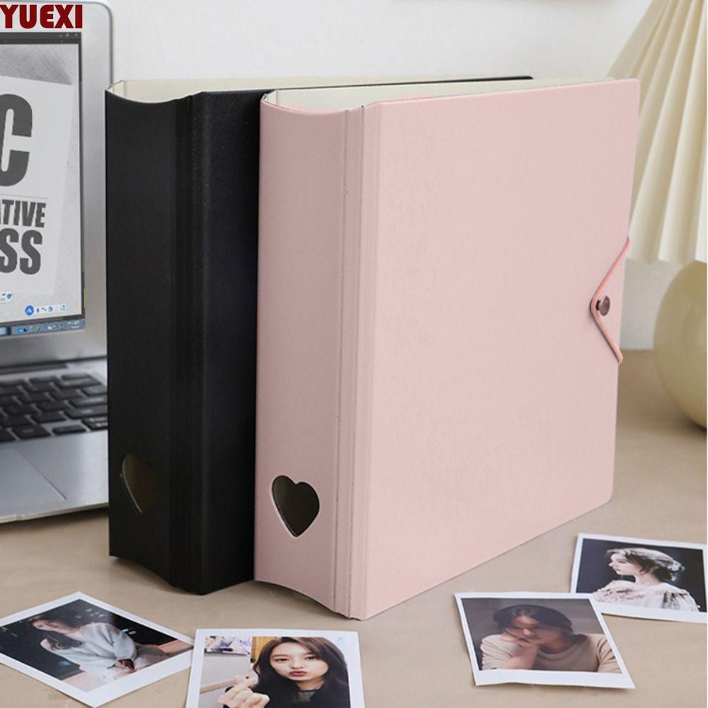 YUEXI Photocard Collecting, A5 Four-box Grid Idol Photo Album, Thu thập Photocard Kawaii với tấm vác