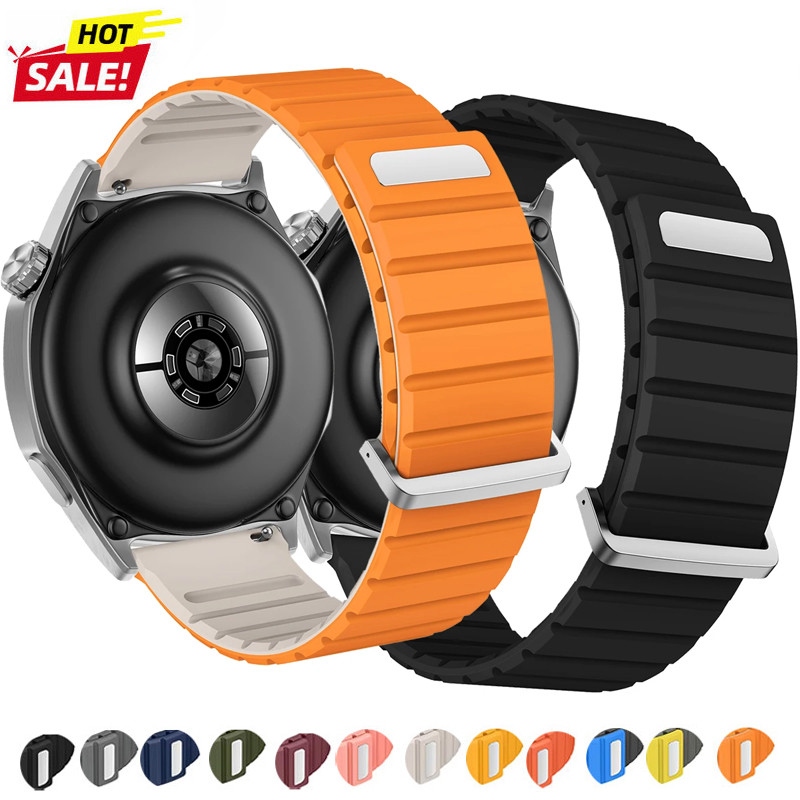 Dây đeo thể thao silicon từ tính 22mm cho Garmin Forerunner 265 255 570 47mm Dây đeo correa cho Garm