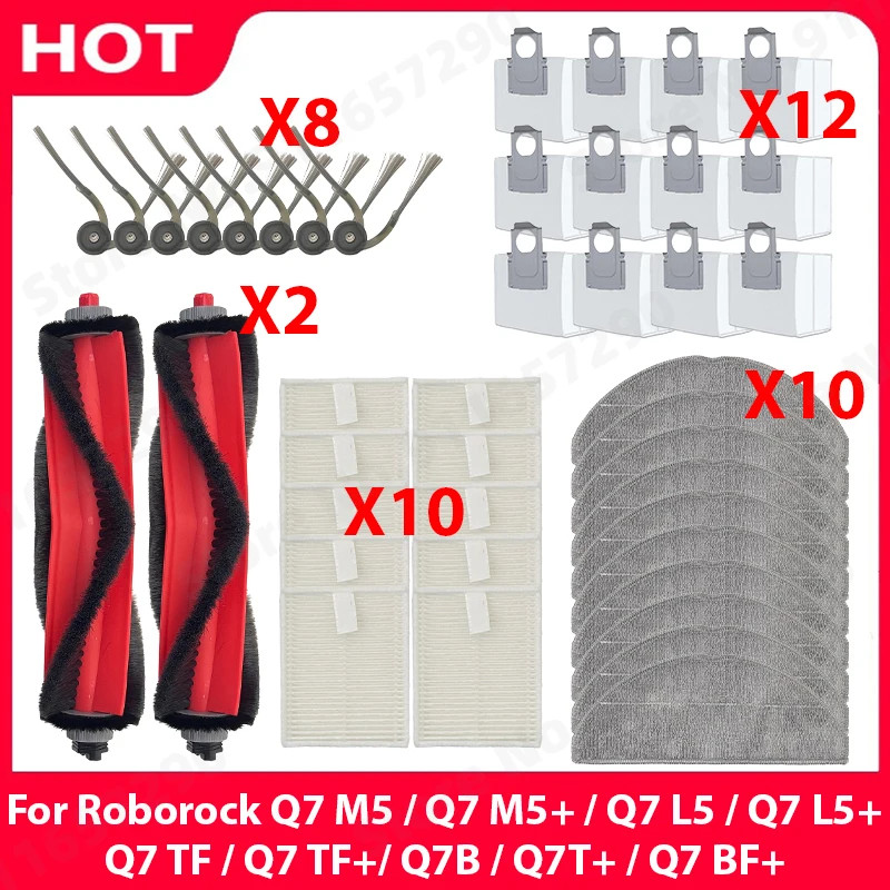 Dành Cho (Roborock Q7 M5 / Q7 M5 + / Q7 L5 / Q7 L5 + / Q7 TF / Q7 TF + / Q7B / Q7T + / Q7 BF +) Phụ 