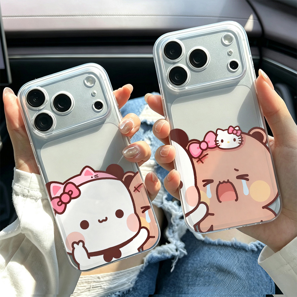 Ốp điện thoại silicon TPU mềm trong suốt Joy vs Bursting into tears cho IPhone 17 15 14 13 12 11 Pro